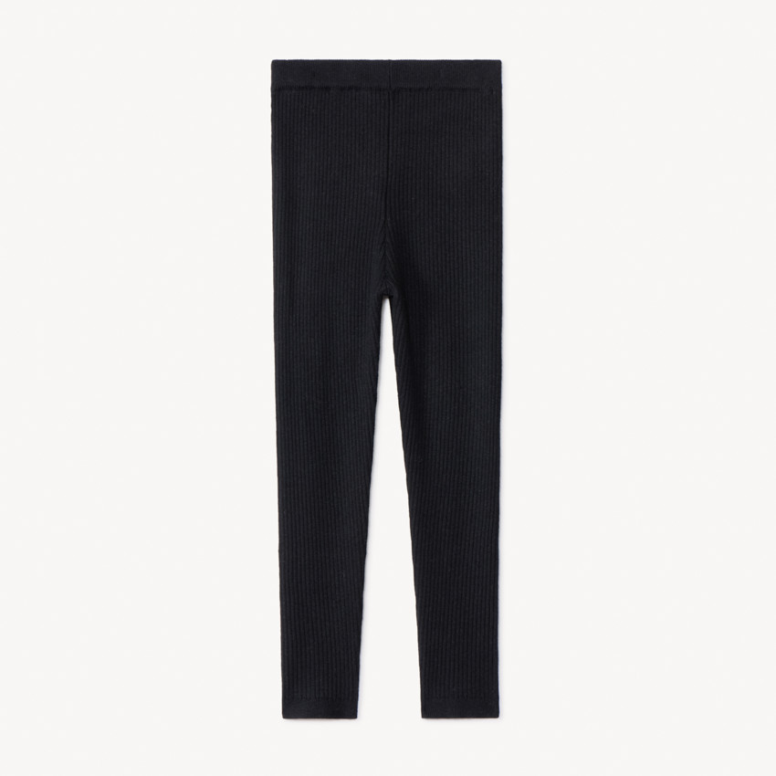 Caleçon en tricot côte unie avec nœud décoratif fille 