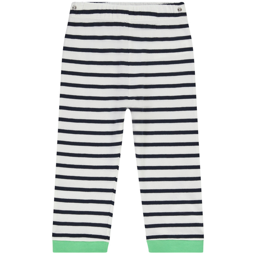 Ensemble 2 pièces en jersey rayé avec print grenouilles pour bébé garçon 