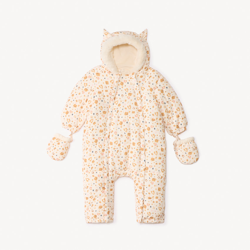 Pilotenpak met fantasieprint voor babymeisje met verschillende afwerkingen naargelang leeftijd 