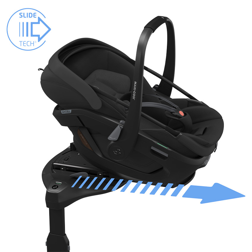 Autostoel Coral Slide Pro i-Size Black Onix 