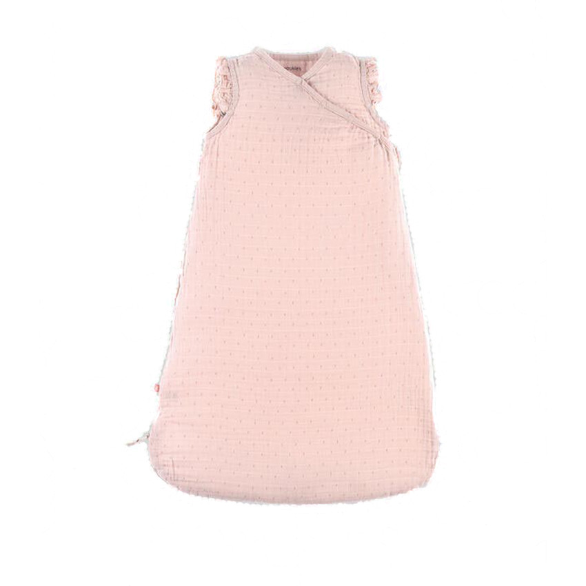 Gigoteuse sans manches en mousseline Mix & Match 70 cm - Rose 
