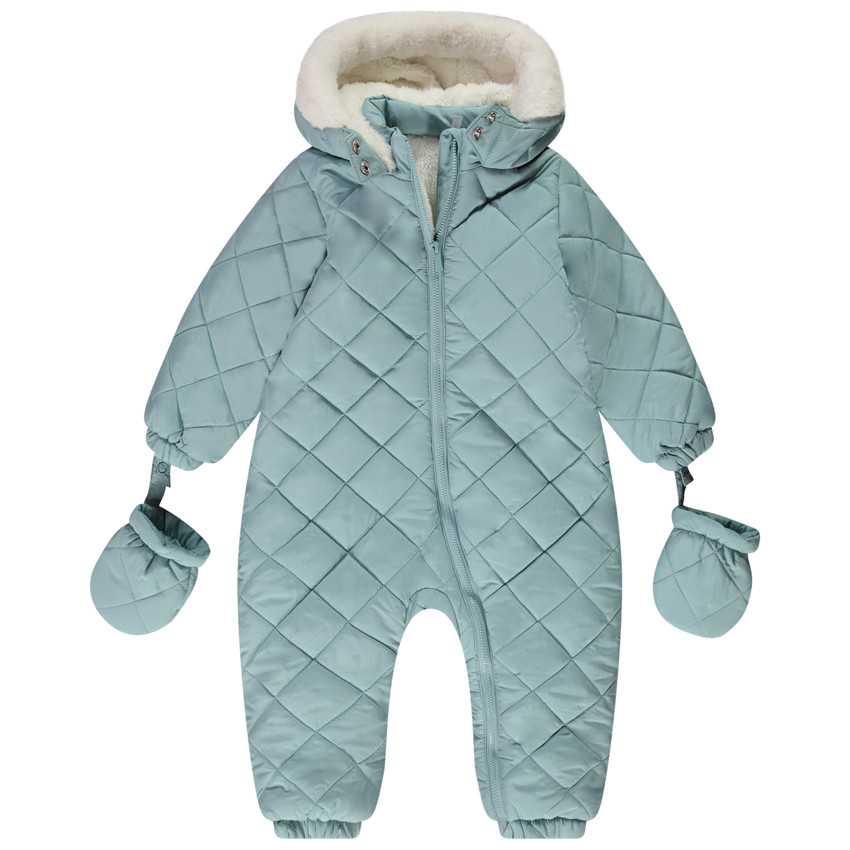 Pilotenpak met ruitpatroon voor babyjongen met verschillende afwerkingen afhankelijk van de leeftijd 