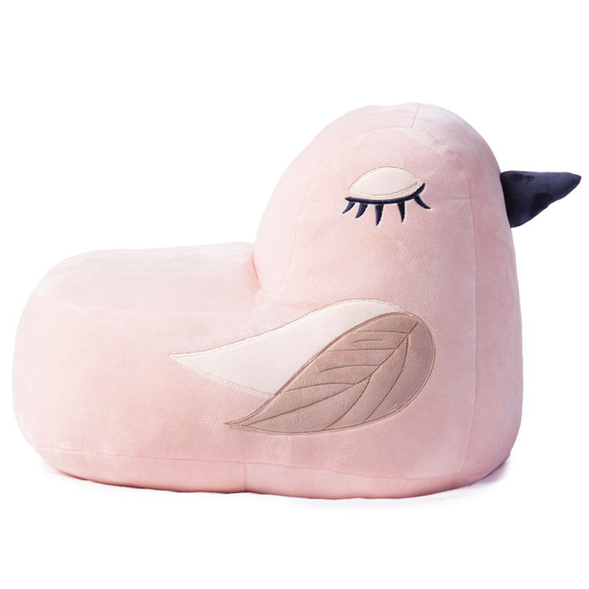 Pouf forme oiseau 