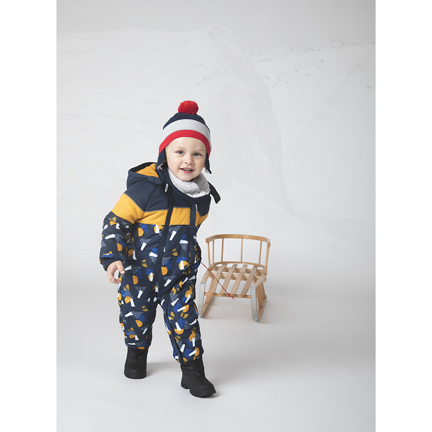 Ensemble bonnet et snood en tricot doublés sherpa 