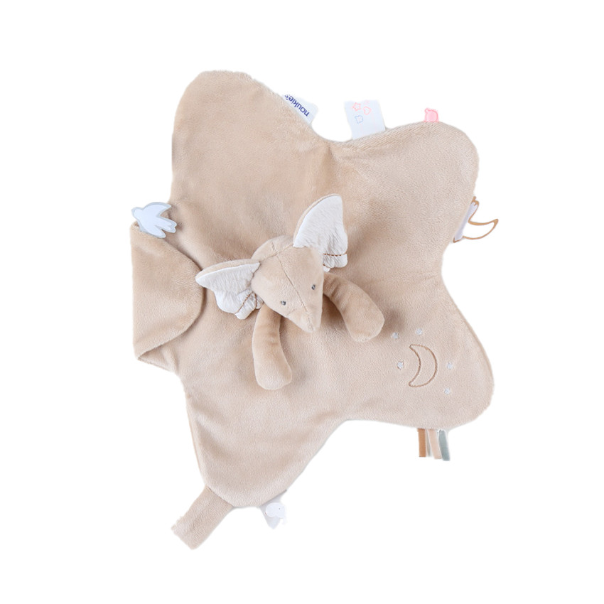 Knuffeldoekje Bali de olifant in veloudoux 