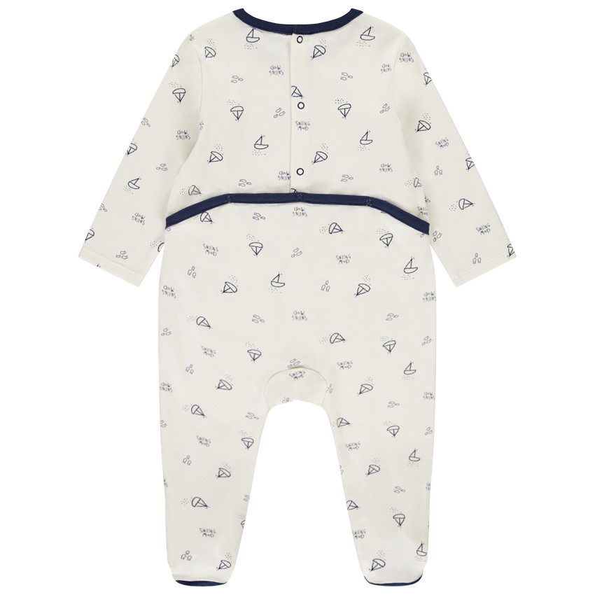 Lot de 2 dors-bien motifs marins pour bébé garçon avec ouvertures différentes selon l'âge 
