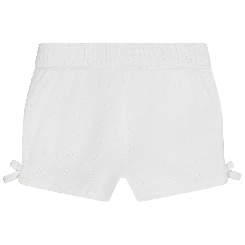 Short en broderie anglaise pour bébé fille 