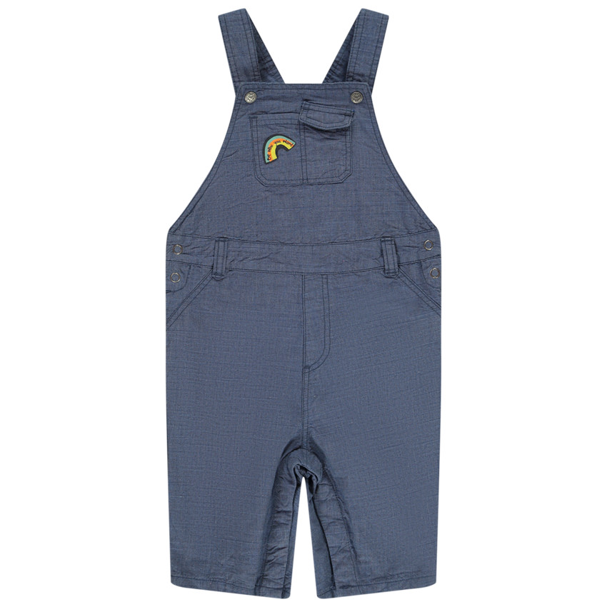 Salopette courte en coton pour bébé garçon 