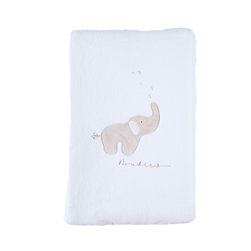 Matelas à langer 45 x 67 cm avec housse éponge Bali & Moka écru 