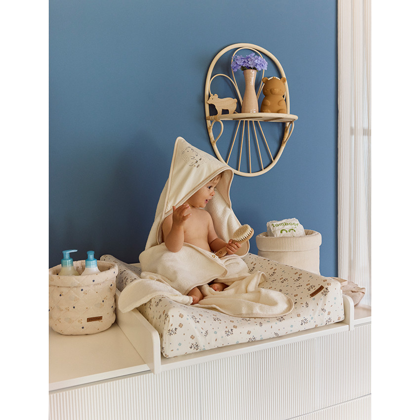 Set de bain cape + gant de toilette "Bande de Rêveurs" 