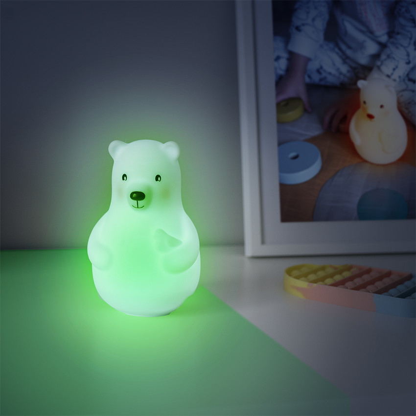 Veilleuse Arc-en-ciel l'ourson Lumicolor 