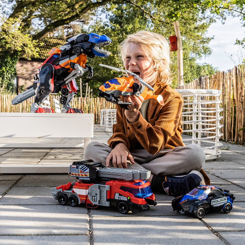 Switch & Go Dinos Trio, le méga T-Rex SOS 3 en 1 NL 