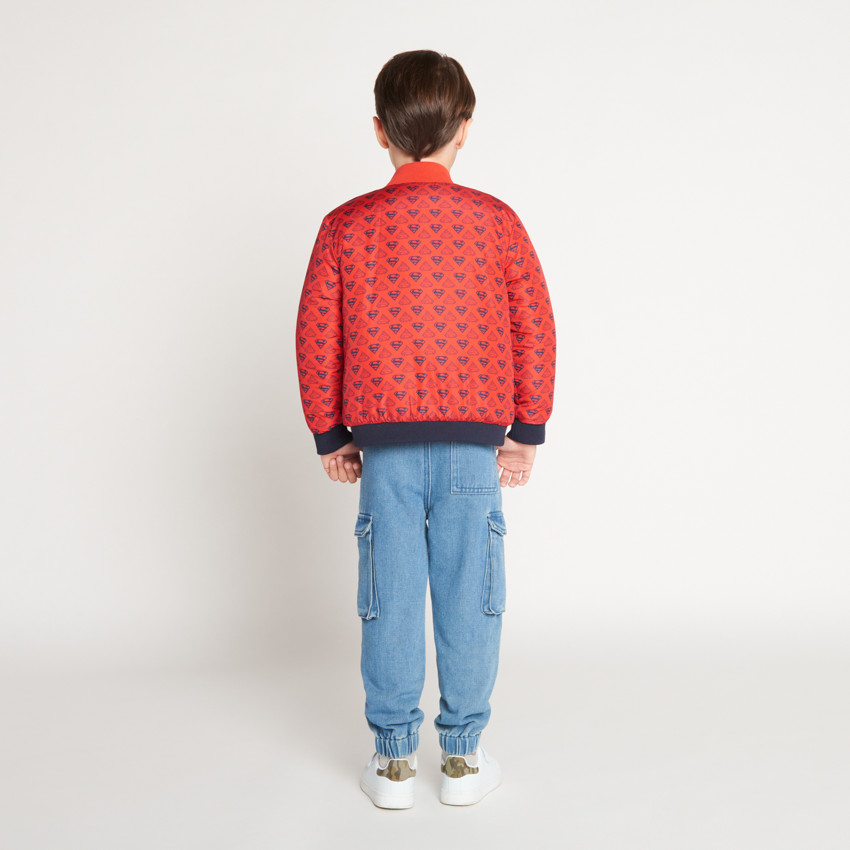 Bombers réversible Superman Warner pour garçon 