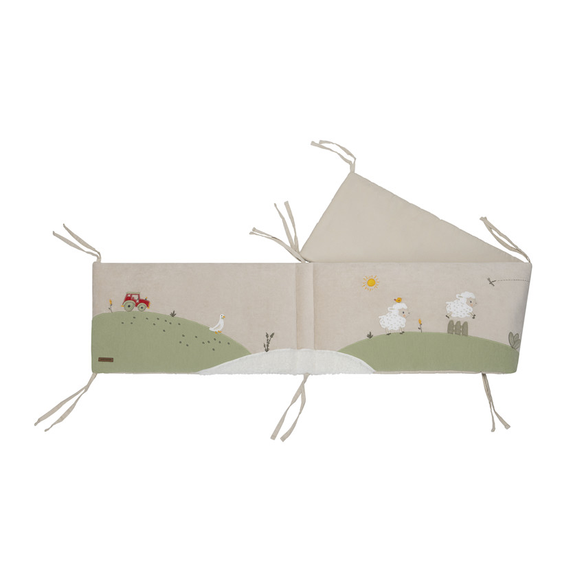 Fluweel tour de lit 3 delen La vie à la Ferme 