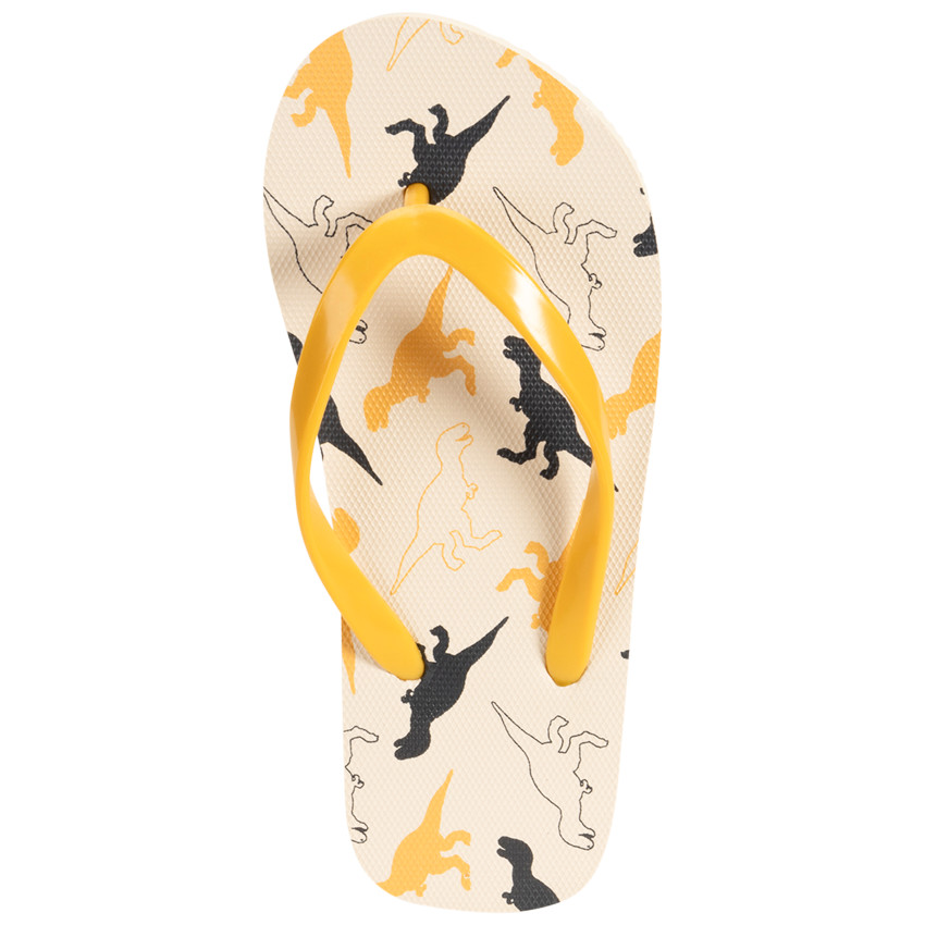 Slippers met T-Rex print voor jongens met band volgens leeftijd 