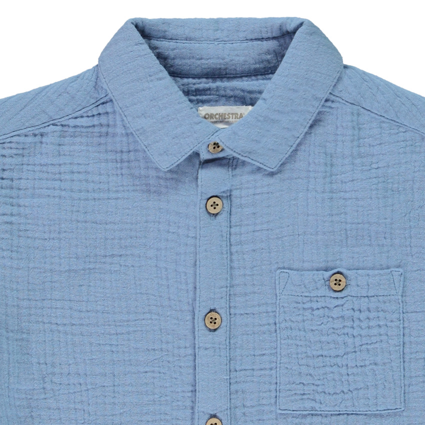 Lange mouwen effen tetra shirt voor jongens 