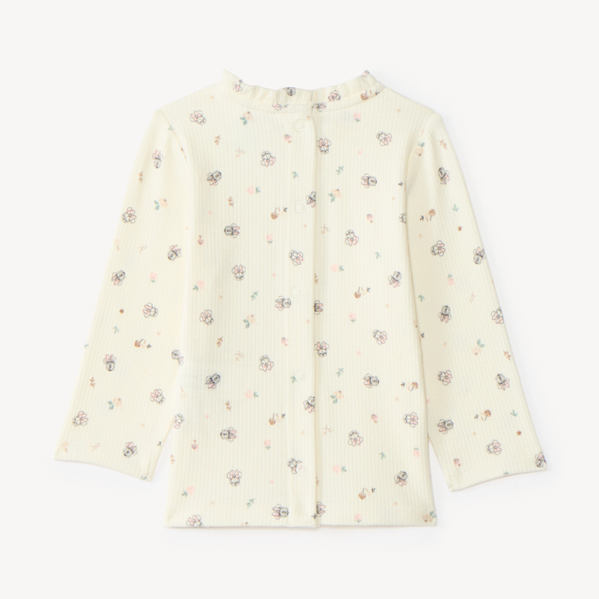 Ensemble salopette 2 pièces bébé fille motifs Minnie Disney 