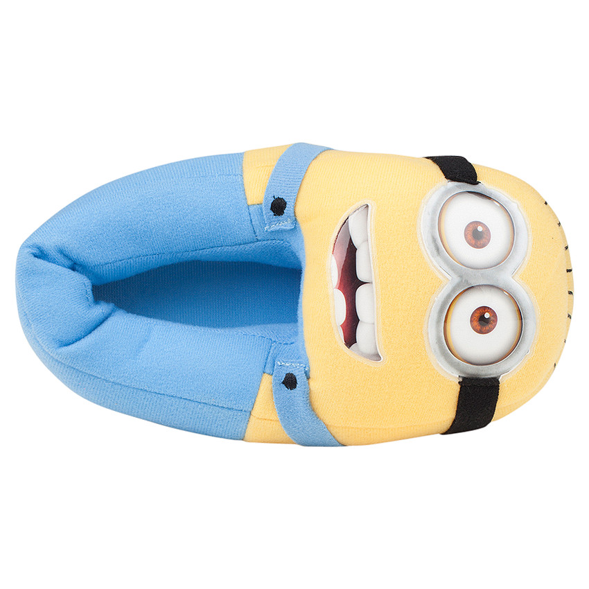 Chaussons peluche forme Minion du 28 au 35 