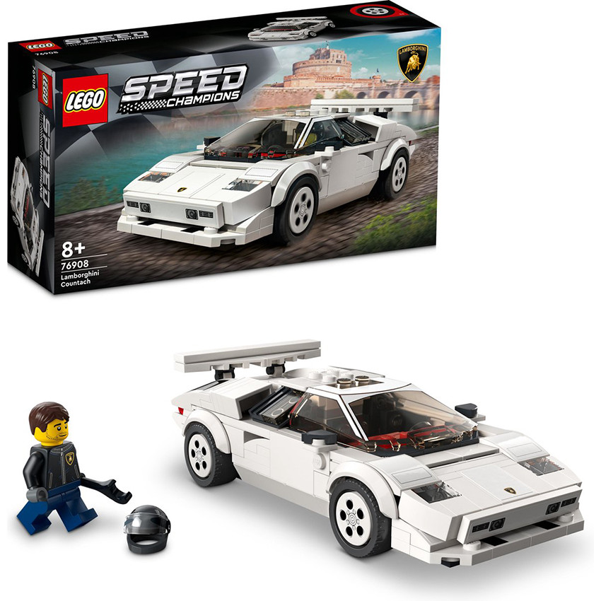 Speed Champions Lamborghini Countach 76908 Blanc 