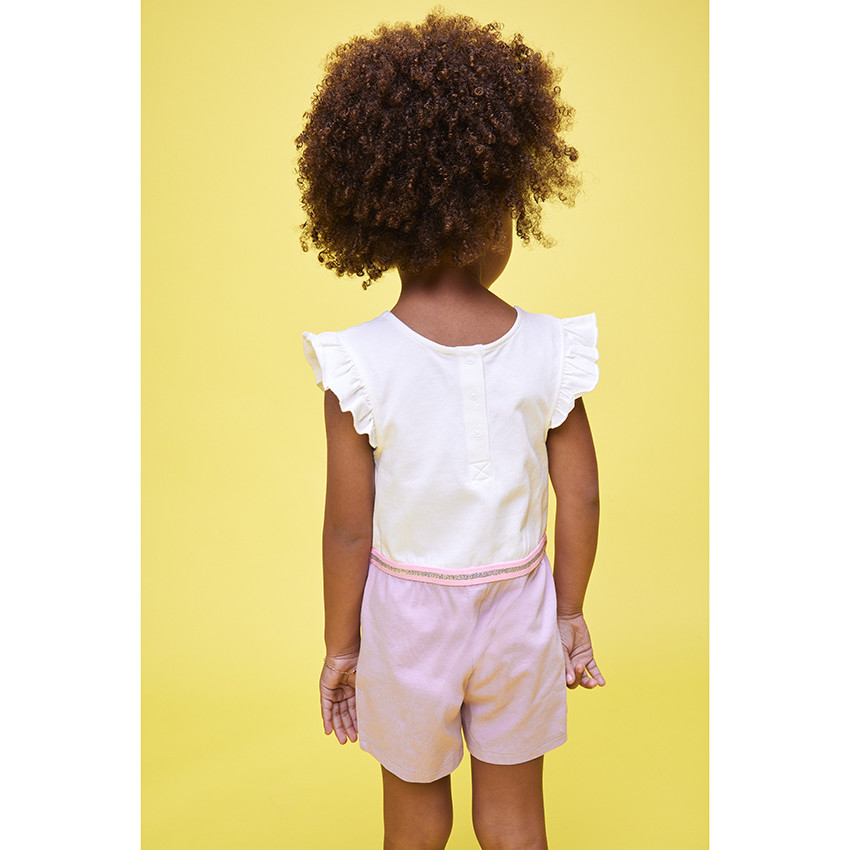 Combinaison courte effet 2 en 1 Minnie Disney pour bébé fille 