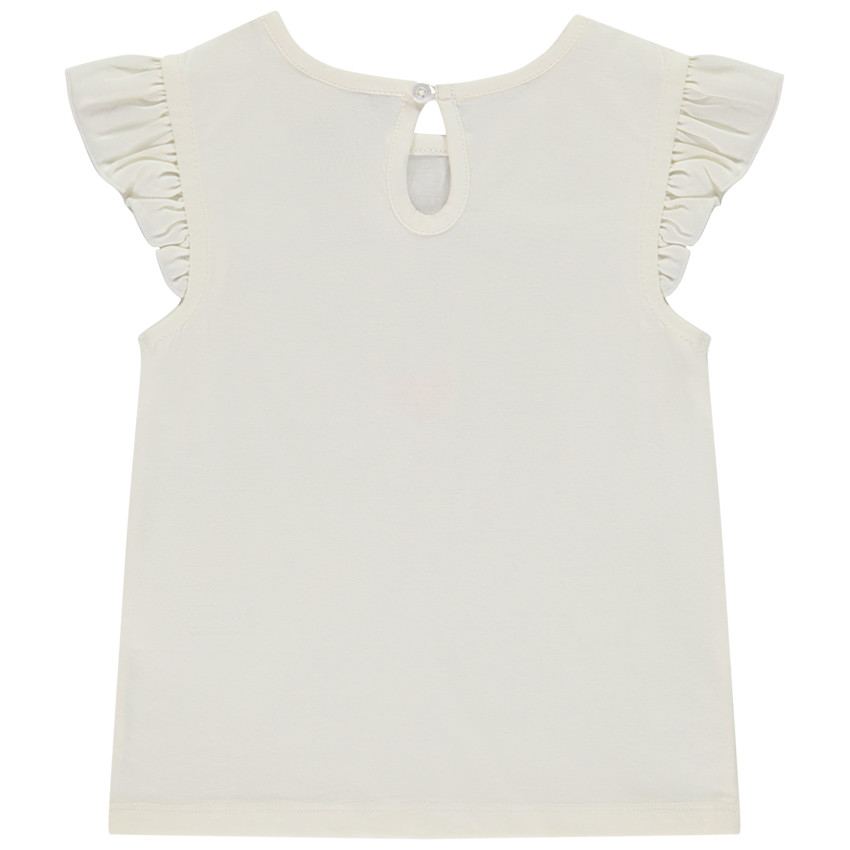 T-shirt korte mouwen print De Leeuwenkoning voor baby meisje 