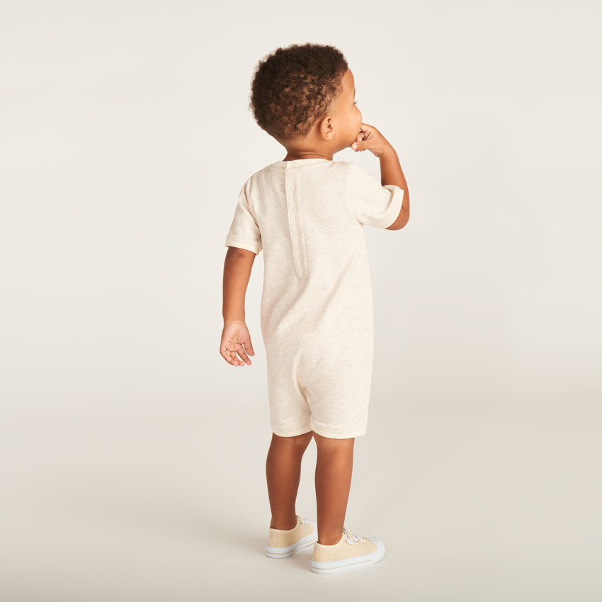 Korte kombinezones met Leeuwenprint voor babyjongens 