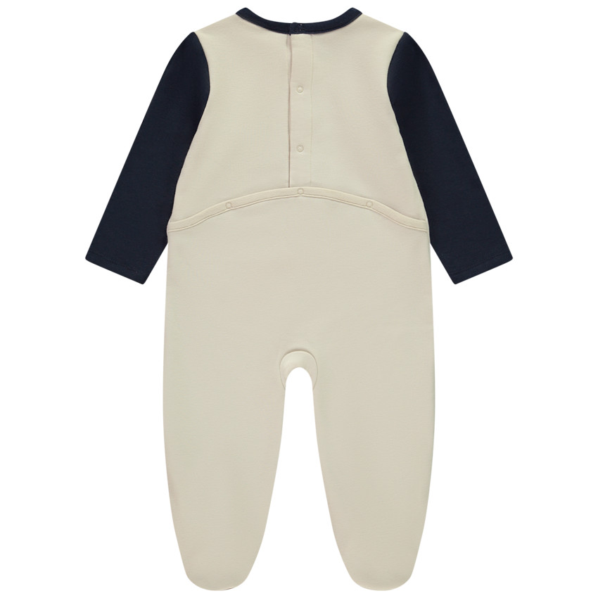 Dors-bien en velours avec print Batman Warner pour bébé garçon avec ouvertures différentes selon l'âge 