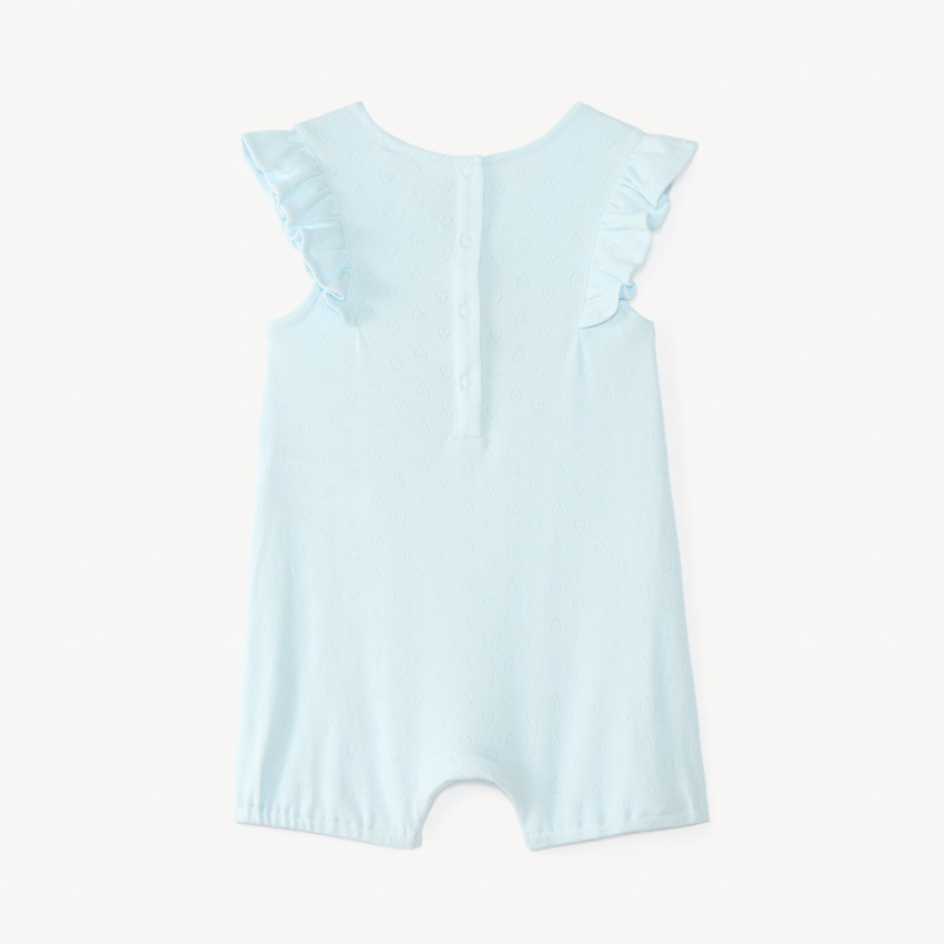 Korte Minnie Disney romper van rekbare purl voor meisjesbaby's 