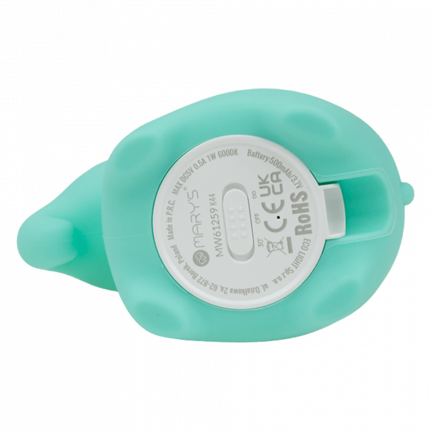 LED-nachtlampje Olifant Turquoise 