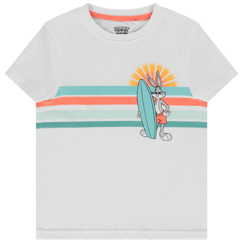 T-shirt korte mouwen Bugs Bunny van Looney Tunes Warner voor jongens 