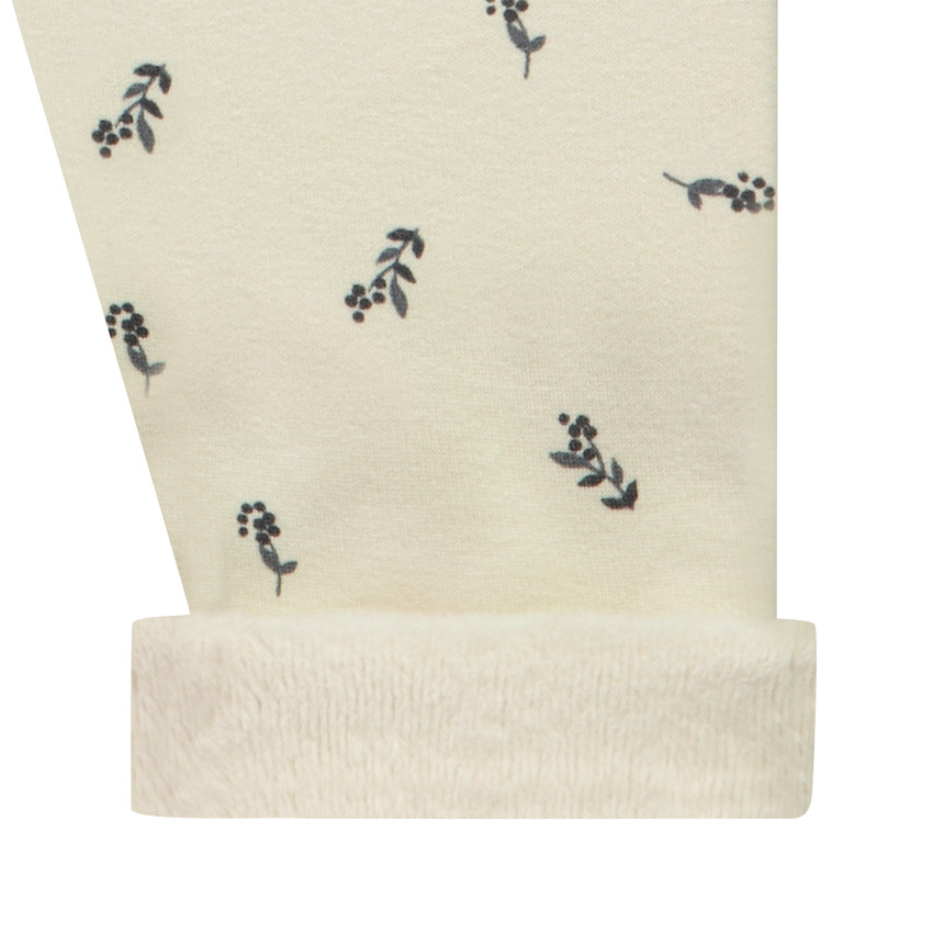 Sherpa gevoerde legging met bloemenprint voor meisjes 
