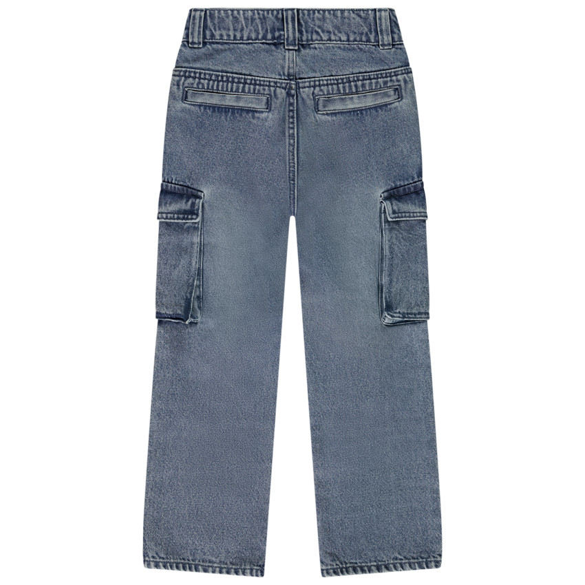 Jean cargo en denim pour garçon 