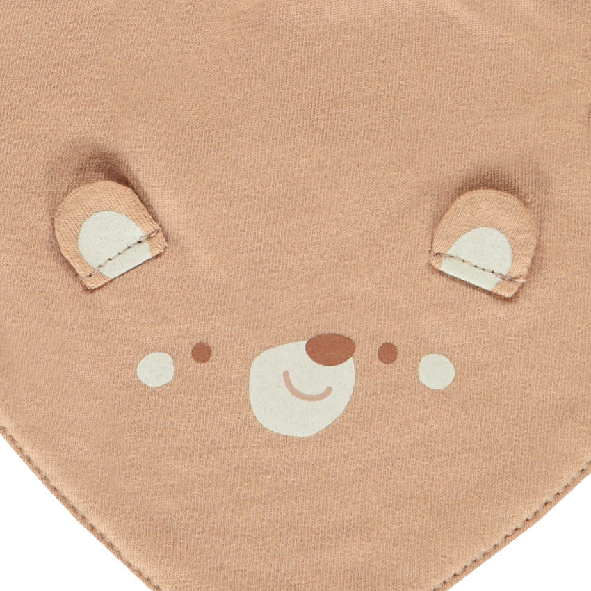 Set van 2 bandana slabbetjes in jersey Koning van de Bossen 