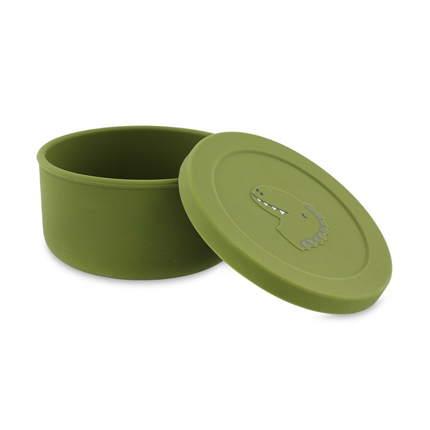 Boîte à collations en silicone Mr. Dino 