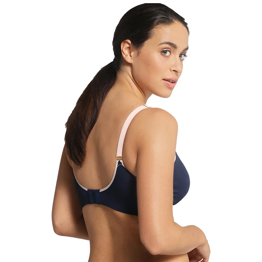 S - Soutien-gorge d'allaitement sans coutures - Deluxe Bleu/rose 