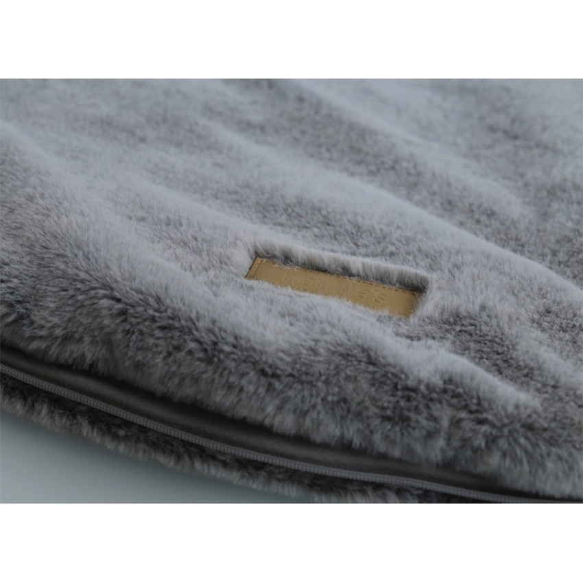 Nid d'ange fausse fourrure Mix & Match - Gris Clair 