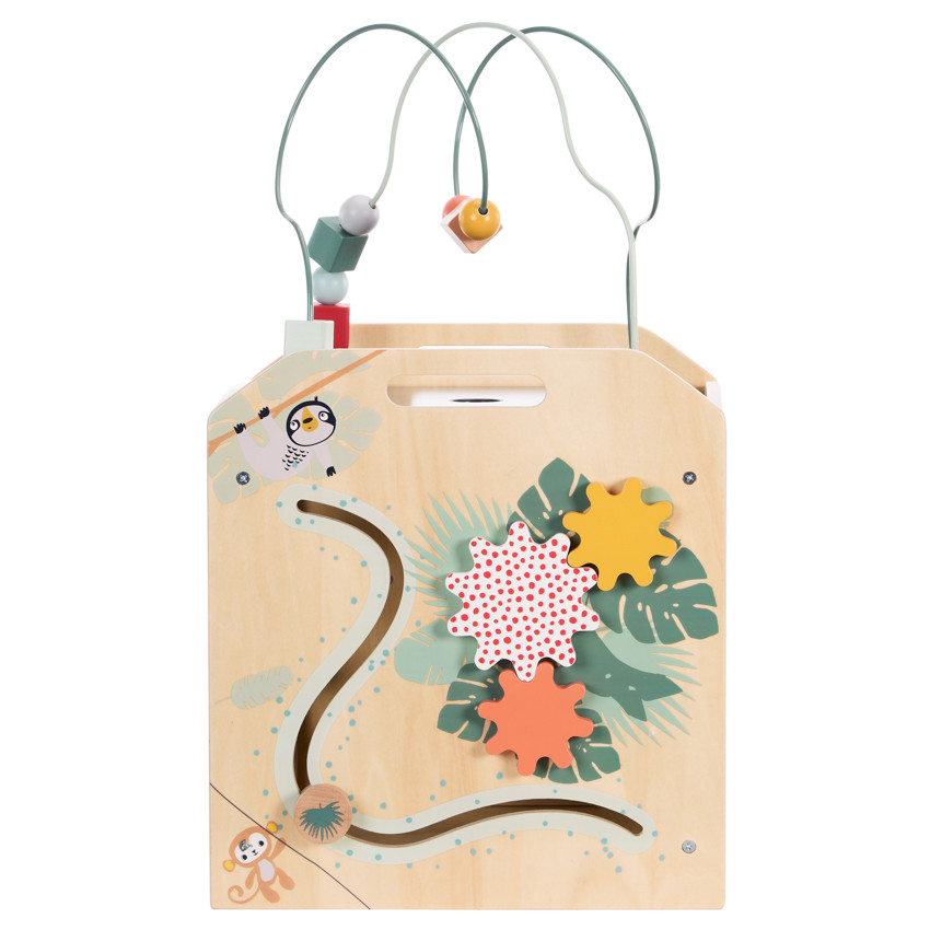 Cube d'activités XXL en bois Happy Wild 