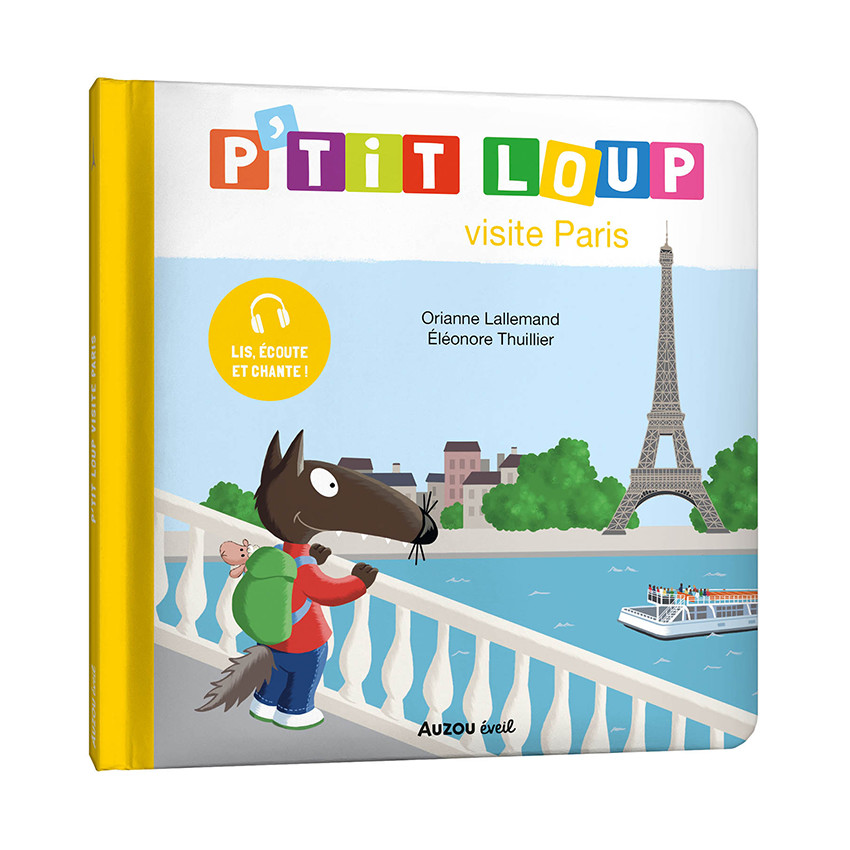 Boek FR P'tit Loup visite Paris 2jaar+ 