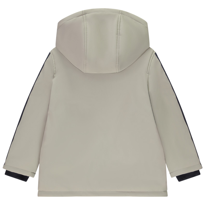 Parka met rubberen voering en kleurblok effect voor jongens 