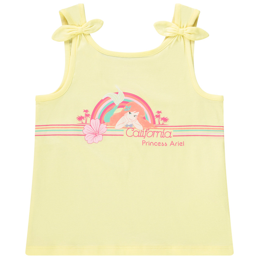 Mouwloos T-shirt met print van De Kleine Zeemeermin Disney voor meisjes 