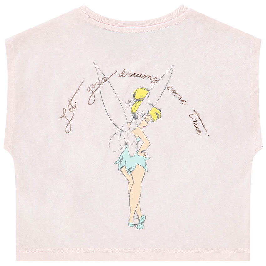 T-shirt korte mouwen doosvorm print Tinkerbel Disney voor meisjes 