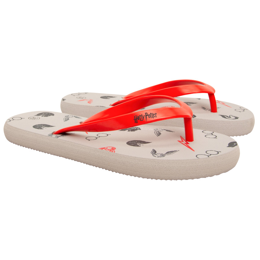 Tongs imprimé Harry Potter Warner pour garçon avec lanière selon l'âge 