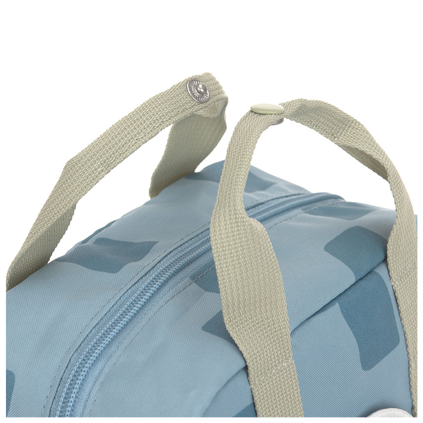 Sac à dos enfant Mini Pattern carré Party Bleu 