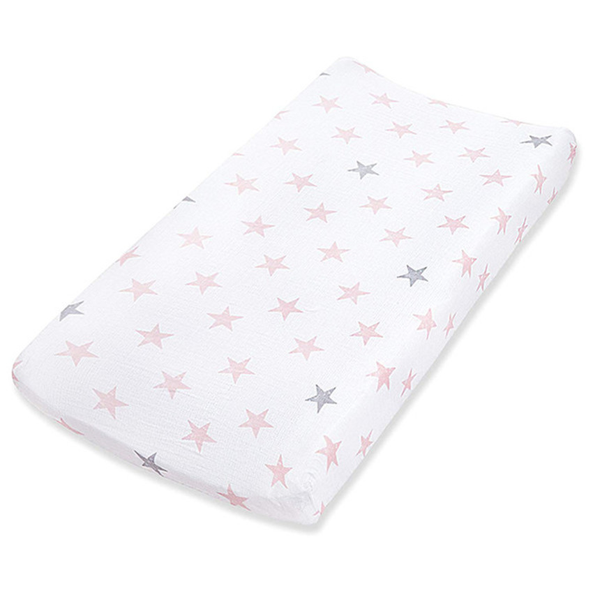 Housse de matelas à langer en mousseline naturelle 84 x 42 cm - Doll 