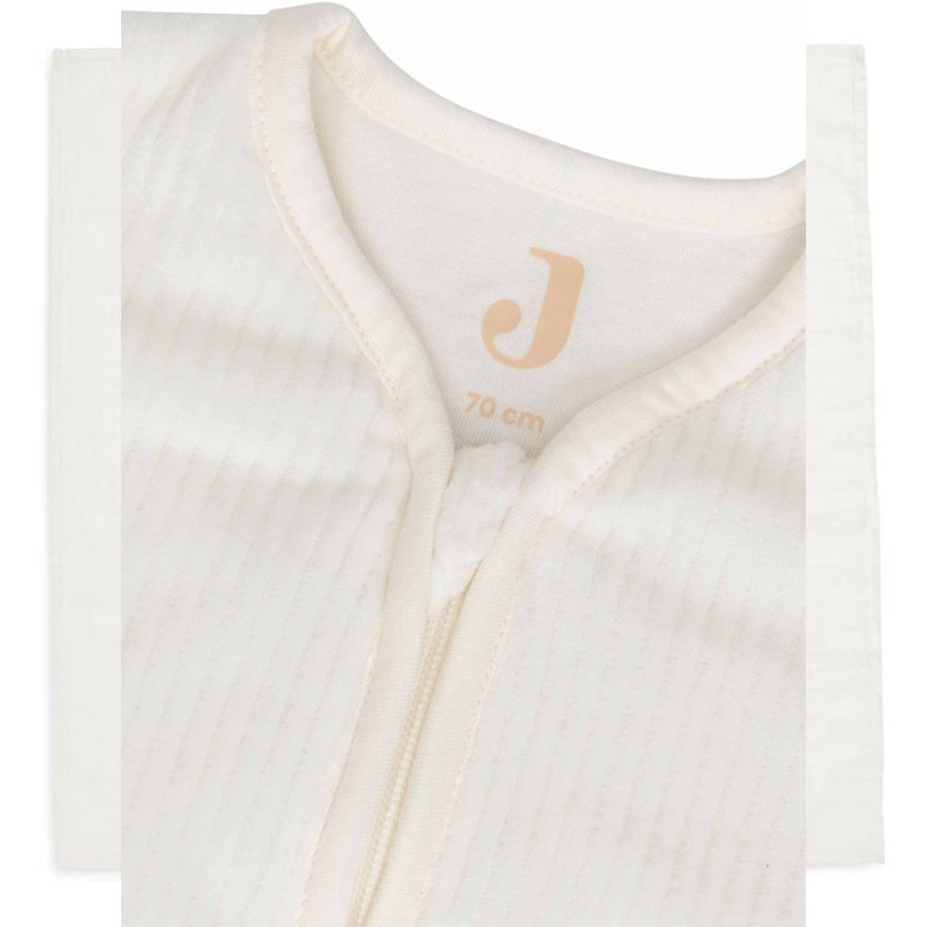 Slaapzak afritsbare mouwen 110cm Rib Ivory 