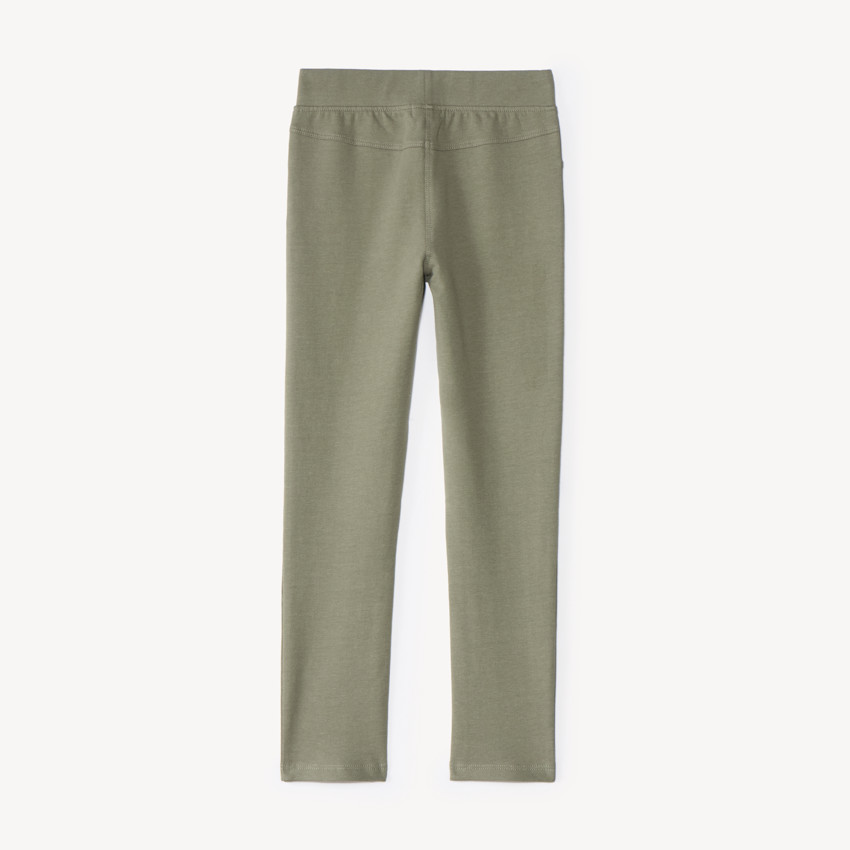 Jegging uni en maille fille 