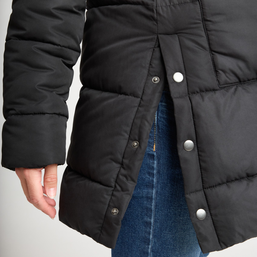 Donsjas evoluerend lang en gewatteerd voor vrouwen 