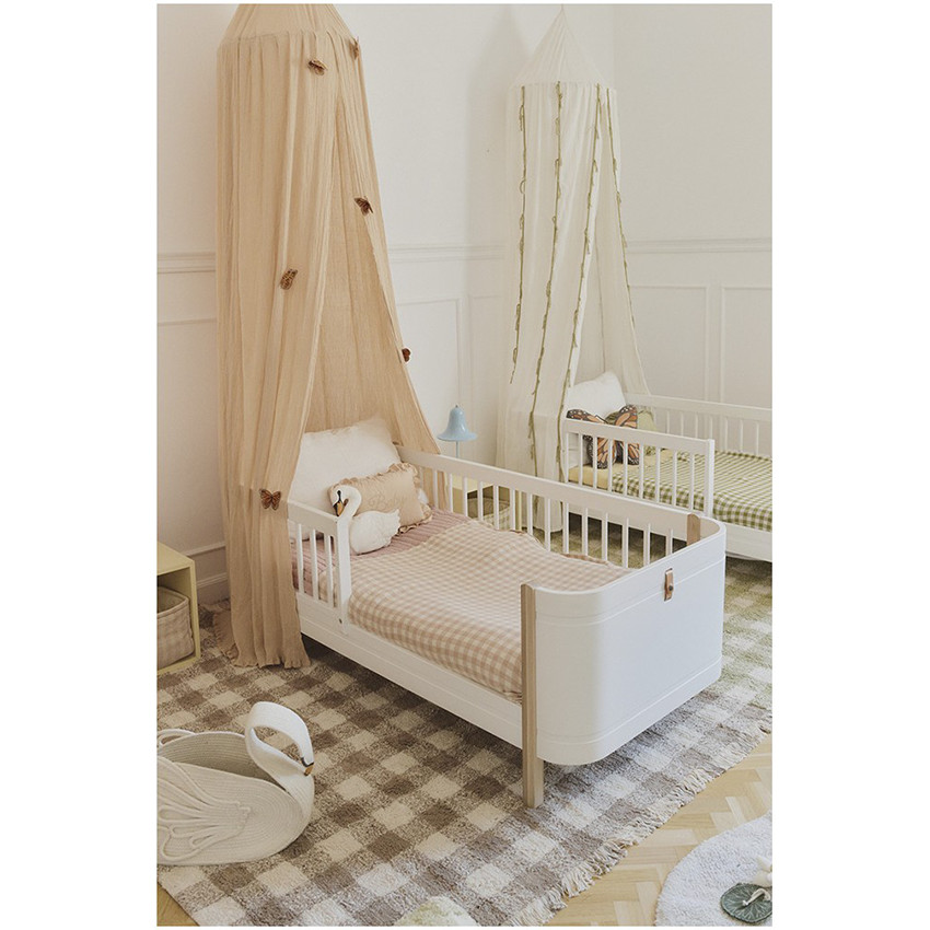 Tapis lavable 90x120cm Vichy Marron 