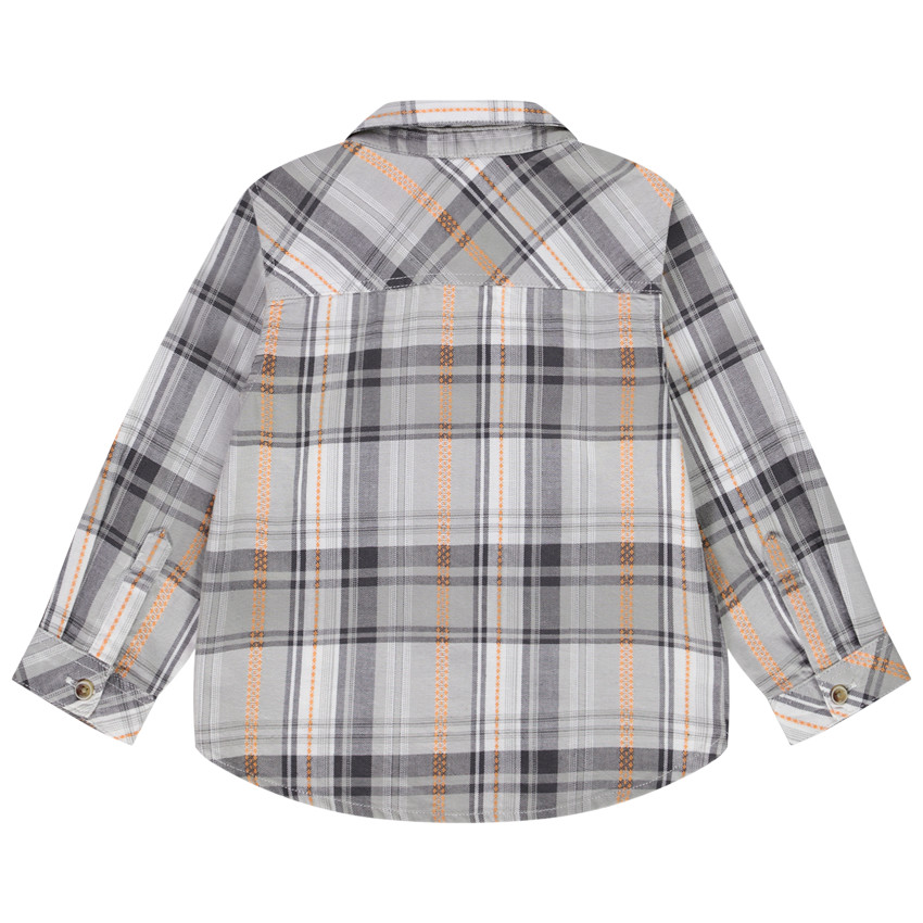 Lange mouwen geruite shirt voor baby jongen 