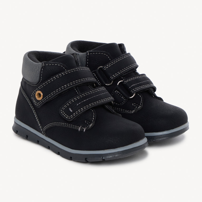 Booties met dubbele klittenbandsluiting voor jongens 